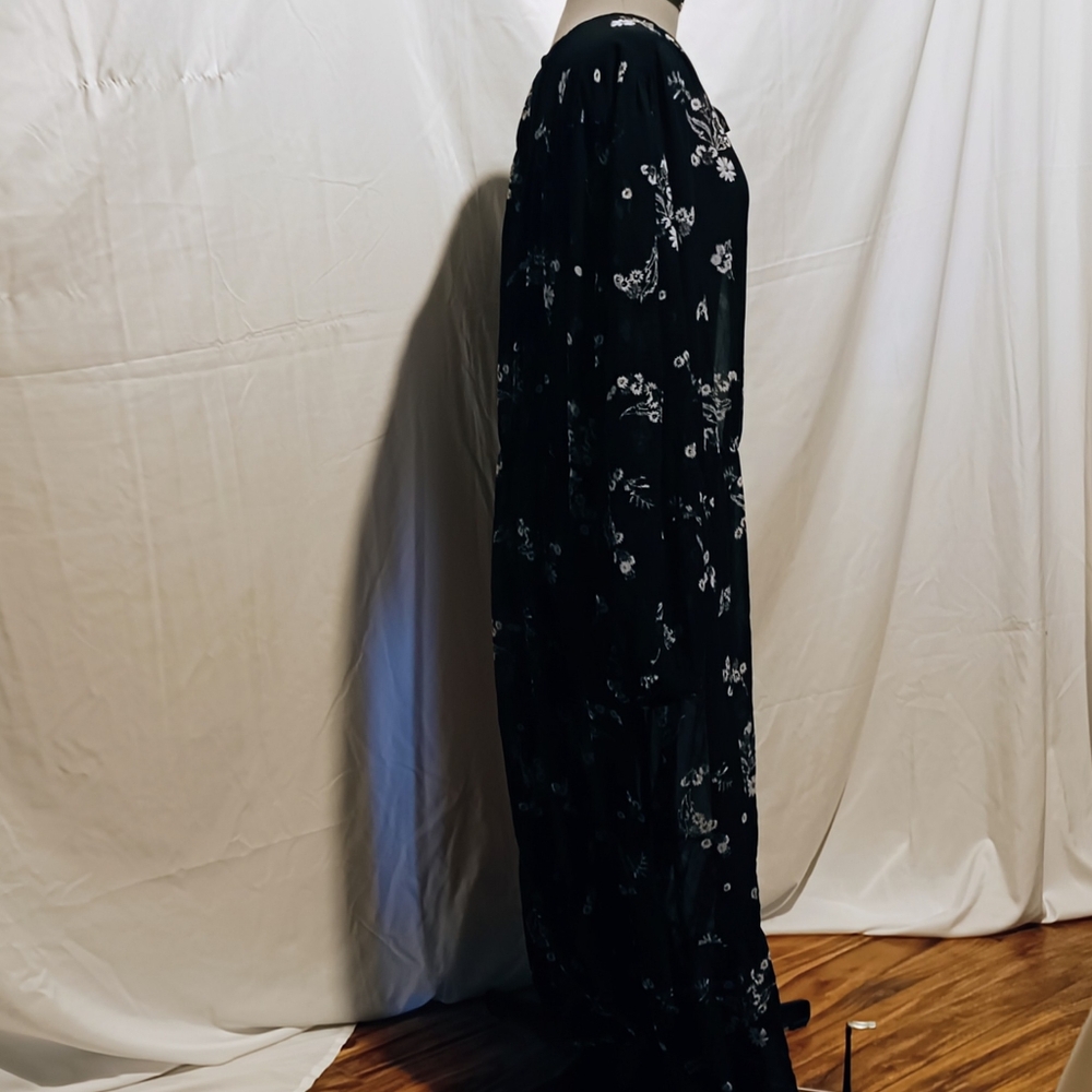 🍐Who What Wear Women’s Sheer Floral Maxi Dress – Size 4X - Picture 4 of 5